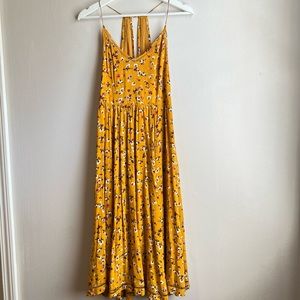 Yellow Floral Dress